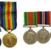 WW1 and WW2 Isaac Family Father and Son Medal Grouping - Cpl. A.H. Isaac, A.S.C. and Insp. P.H. Isaac, Metropoltan Police