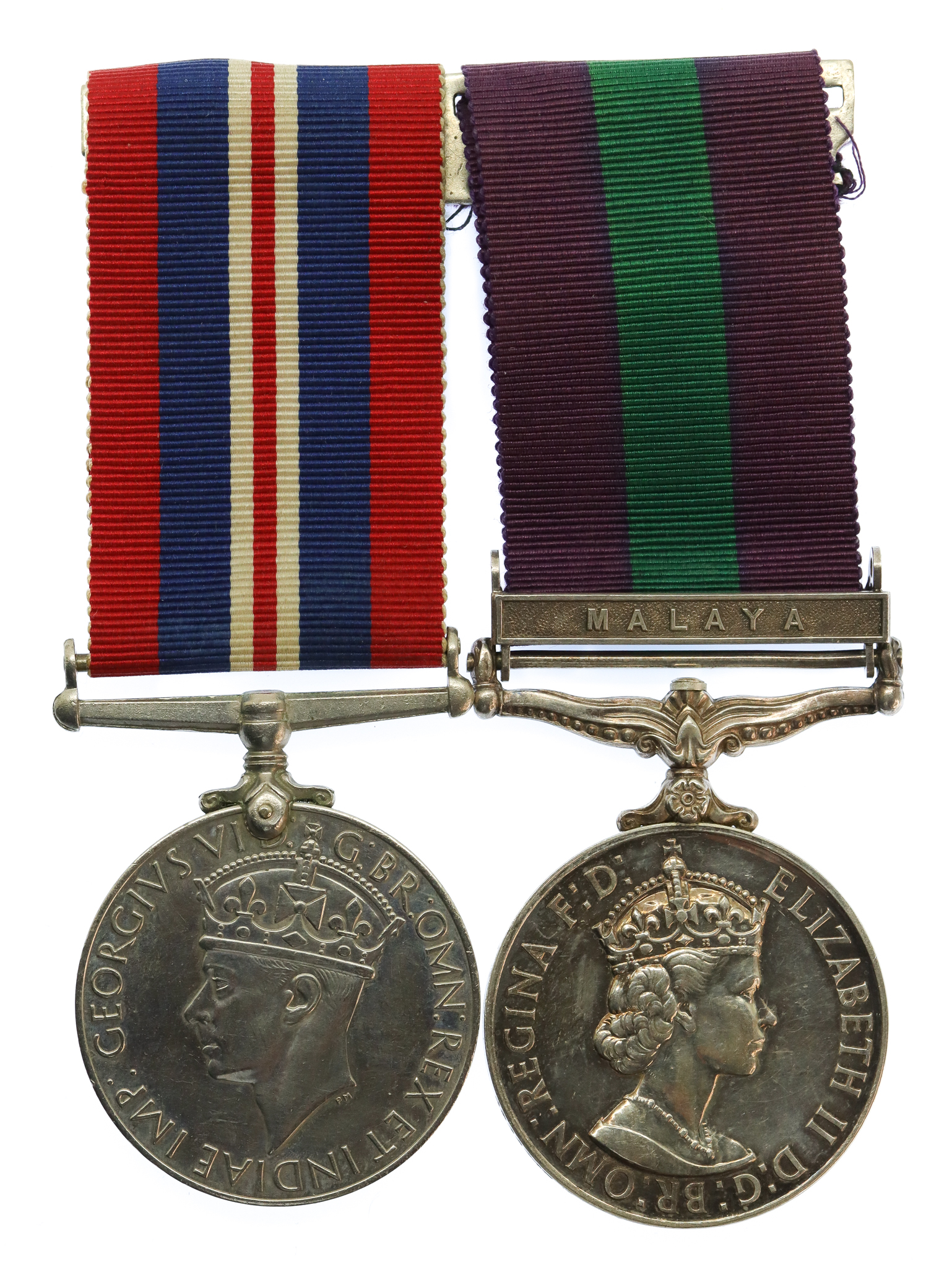 WW2 War Medal and General Service Medal (Clasp - Malaya) - Act. Cpl. K.M. Keen, Women's Royal Air Force
