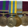 GSM (Clasp - Palestine 1945-48), Queen's Korea, Un Korea and LS&GC Medal Group of Four - Sgt. S.J. Donaldson, Royal Horse Artillery