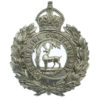 Berkshire Constabulary Chrome Wreath Cap Badge - King's Crown