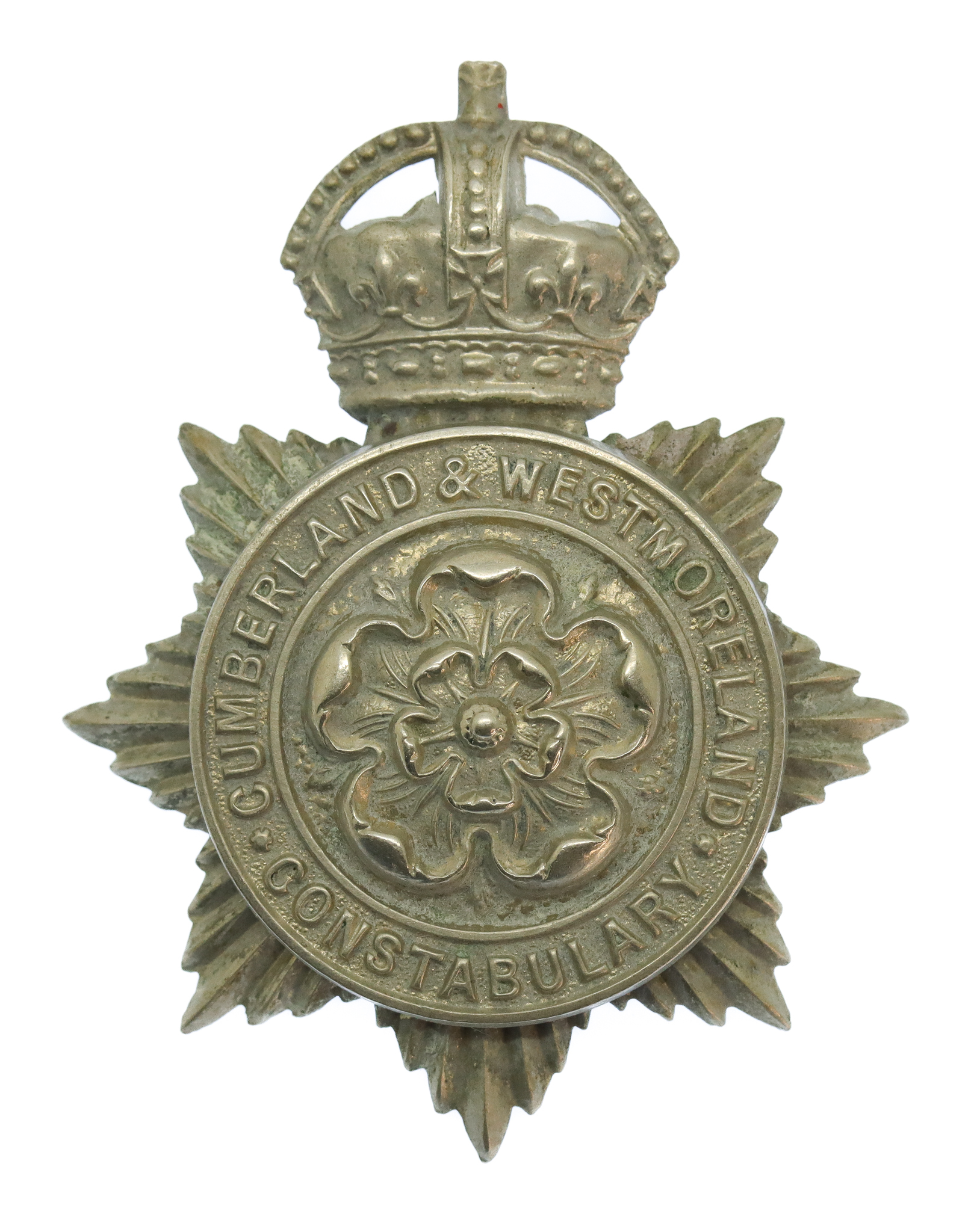 Cumberland & Westmoreland Constabulary Cap Badge - King's Crown