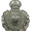 Newport Borough Police Wreath Helmet Plate - King's Crown