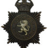 Denbighshire Constabulary Night Helmet Plate - King's Crown
