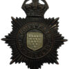 Cornwall Constabulary Night Helmet Plate - King's Crown