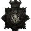 Nottinghamshire Constabulary Black Helmet Plate (Peacocks COA Centre) - King's Crown