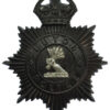 Luton Borough Police Black Helmet Plate - King's Crown