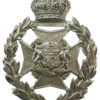 Salford City Police Chrome Wreath Helmet Plate - King's Crown