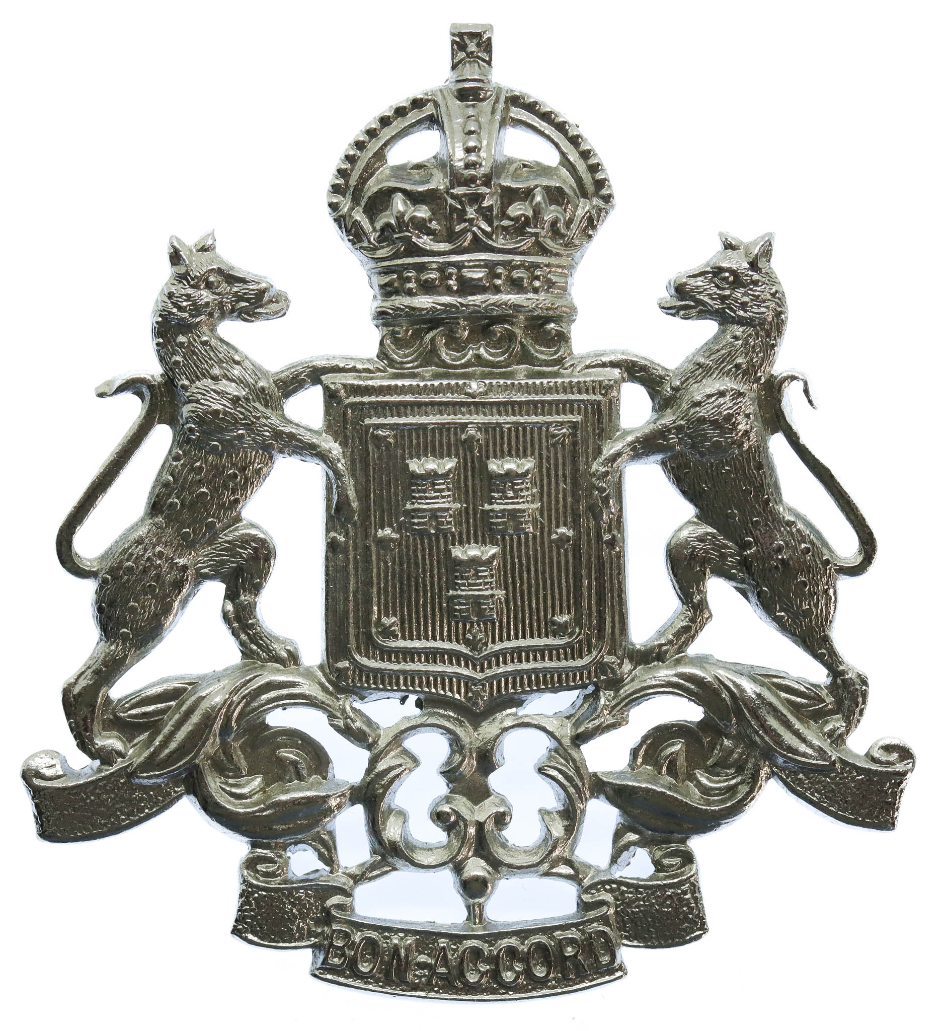 Aberdeen City Police Helmet Plate - King's Crown