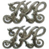 Pair of Perth & Kinross-shire Constabulary Collar Badges