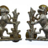 Pair of Warwickshire Constabulary Collar Badges
