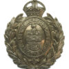 Blackpool Special Constabulary White Metal Wreath Cap Badge - King's Crown