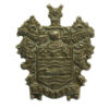 Blackpool Police White Metal Coat of Arms Collar Badge