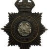 Northamptonshire Constabulary Black Helmet Plate - King's Crown