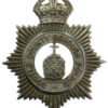 Bootle County Borough Police Chrome Helmet Plate - King's Crown
