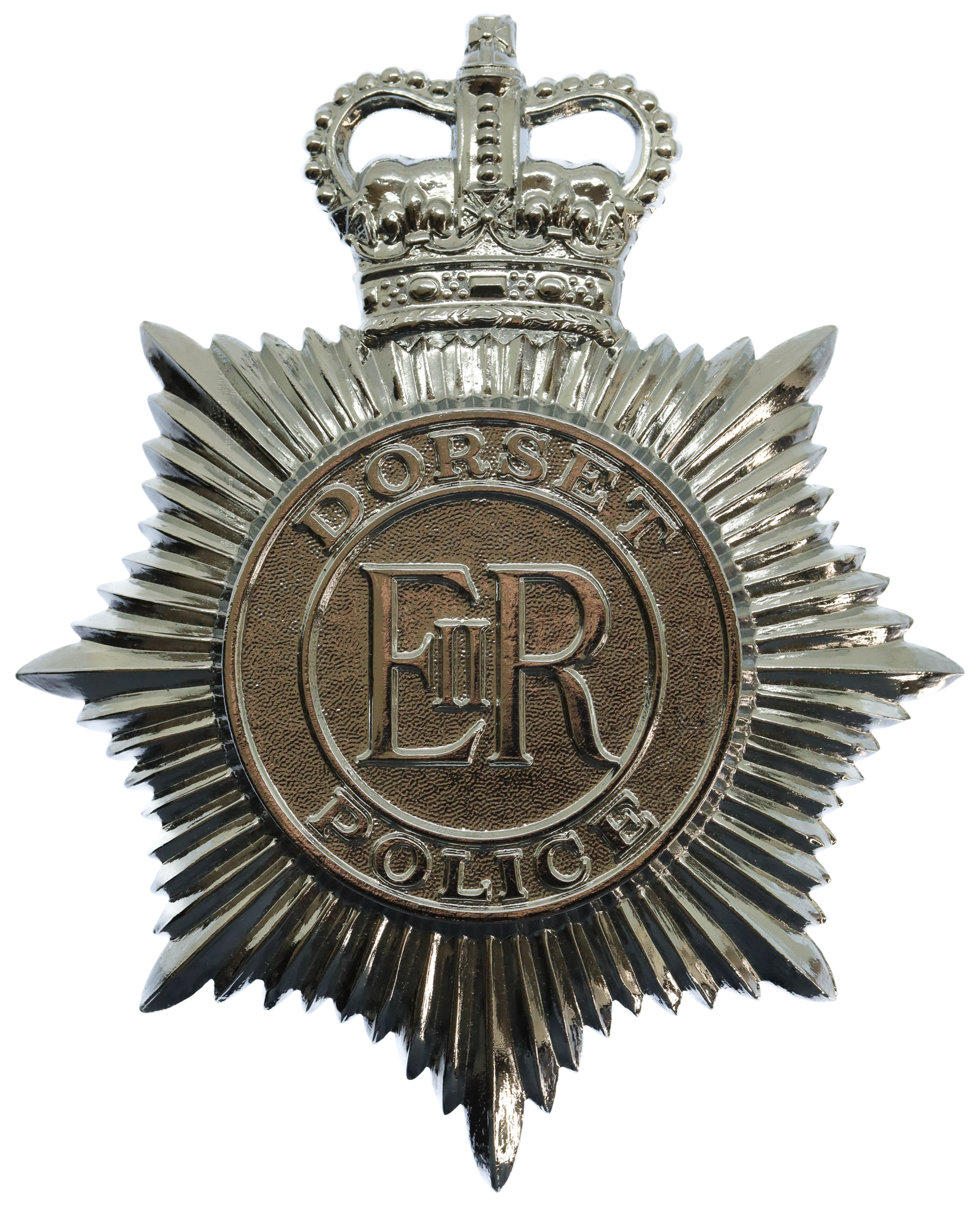 Dorset Police Helmet Plate - Queen's Crown
