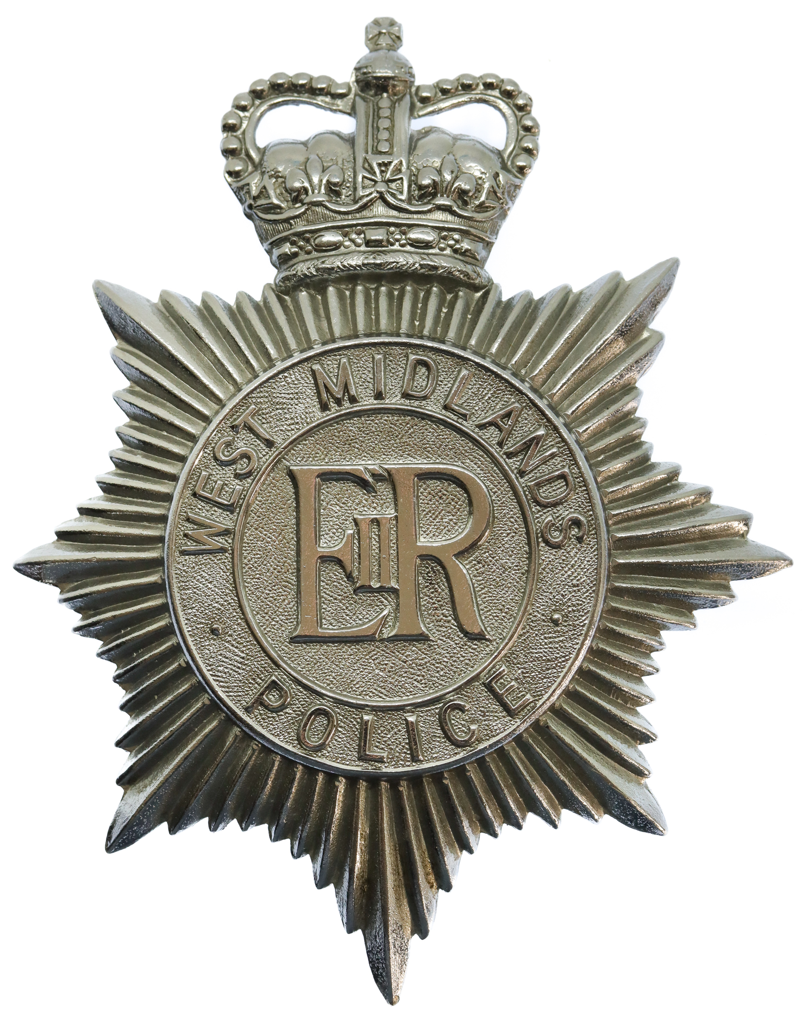 West Midlands Police Helmet Plate - Queen's Crown