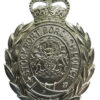 Stockport Borough Police Wreath Helmet Plate - Queen's Crown (Non Voided Centre)