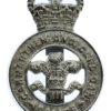 Carmarthen and Cardigan Police Cap Badge - Queen's Crown