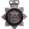 Cambridgeshire Constabulary Senior Officer's Enamelled Cap Badge - Queen's Crown