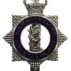 Warwickshire Constabulary Senior Officer's Enamelled Cap Badge - Queen's Crown