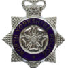 North Yorkshire Police Senior Officer's Enamelled Cap Badge - Queen's Crown