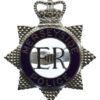 Merseyside Police Senior Officer's Enamelled Cap Badge - Queen's Crown