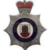 Royal Gibraltar Police Enamelled Cap Badge - Queen's Crown
