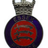 Essex Police Enamelled Cap Badge - Queen's Crown