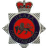 United Kingdom Atomic Energy Authority (U.K.A.E.A.) Constabulary Enamelled Cap Badge - Queen's Crown
