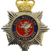 Civil Nuclear Constabulary Enamelled Helmet Plate - Queen's Crown