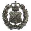 Plymouth City Police Wreath Cap Badge - Queen's Crown