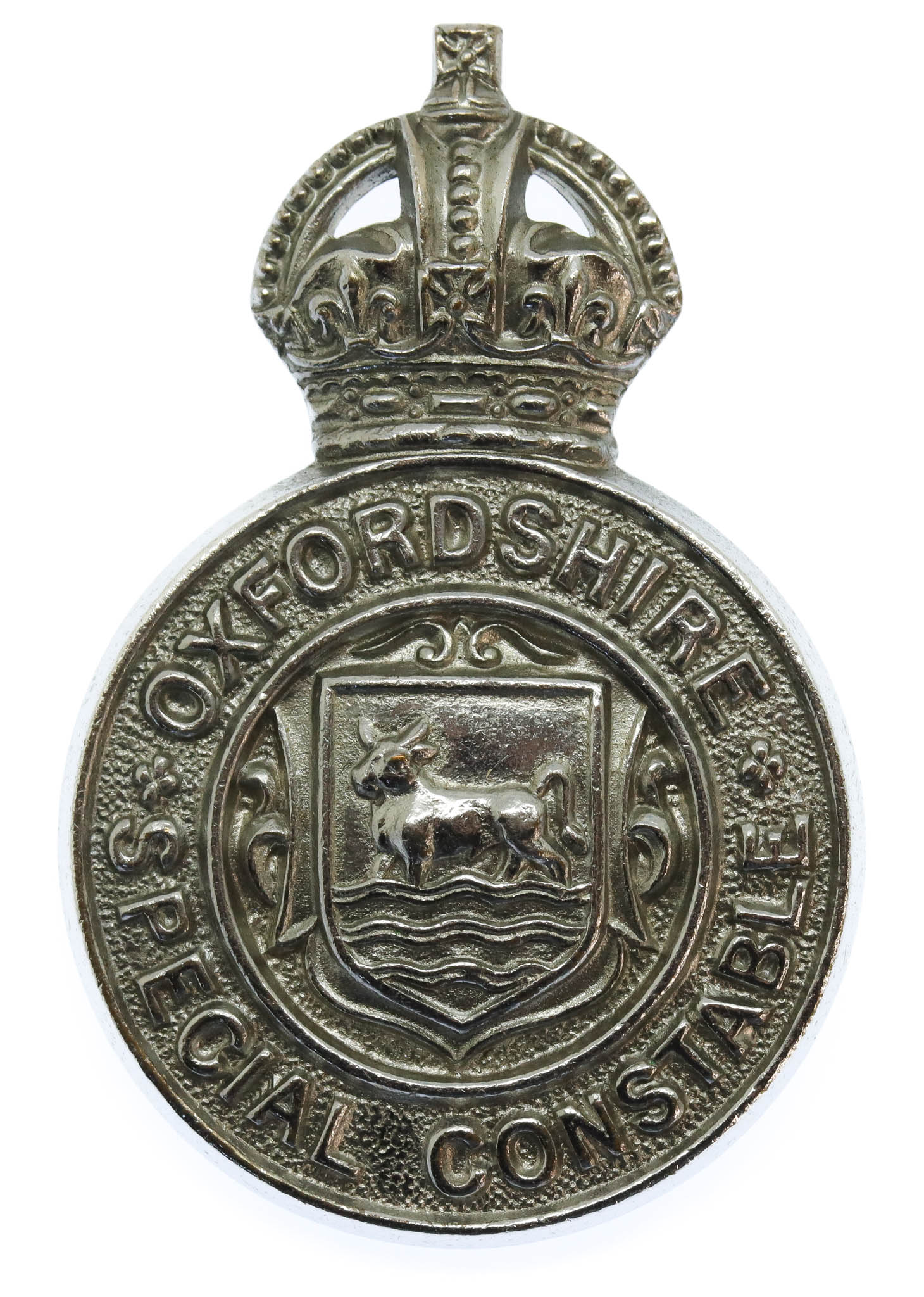 Oxfordshire Special Constabulary Cap Badge - King's Crown
