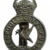 Liverpool City Police Cap Badge - King's Crown