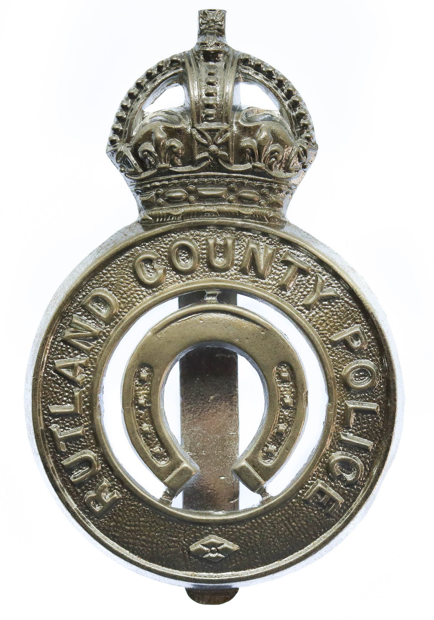 Rutland County Borough Police Cap Badge - King's Crown