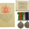 WW2 Defence Medal and George VI Police Long Service & Good Conduct Medal Pair - Constable Fred Greaves, Lancashire Constabulary