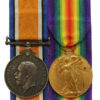 WW1 British War & Victory Medal Pair - Dvr. W.A. Crew, Royal Artillery