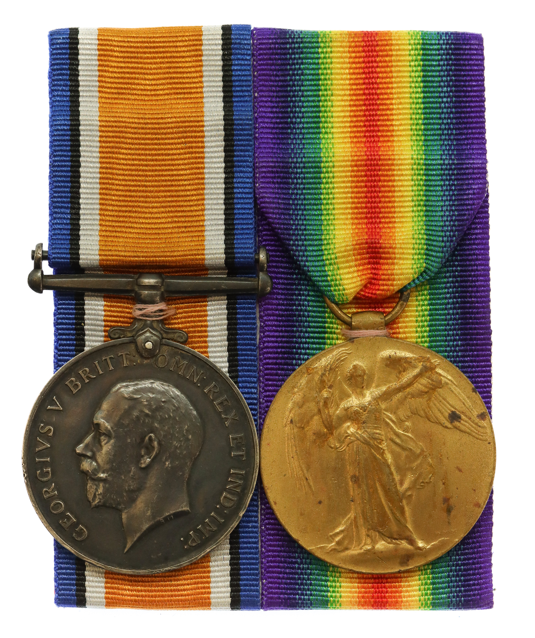 WW1 British War & Victory Medal Pair - Dvr. W.A. Crew, Royal Artillery