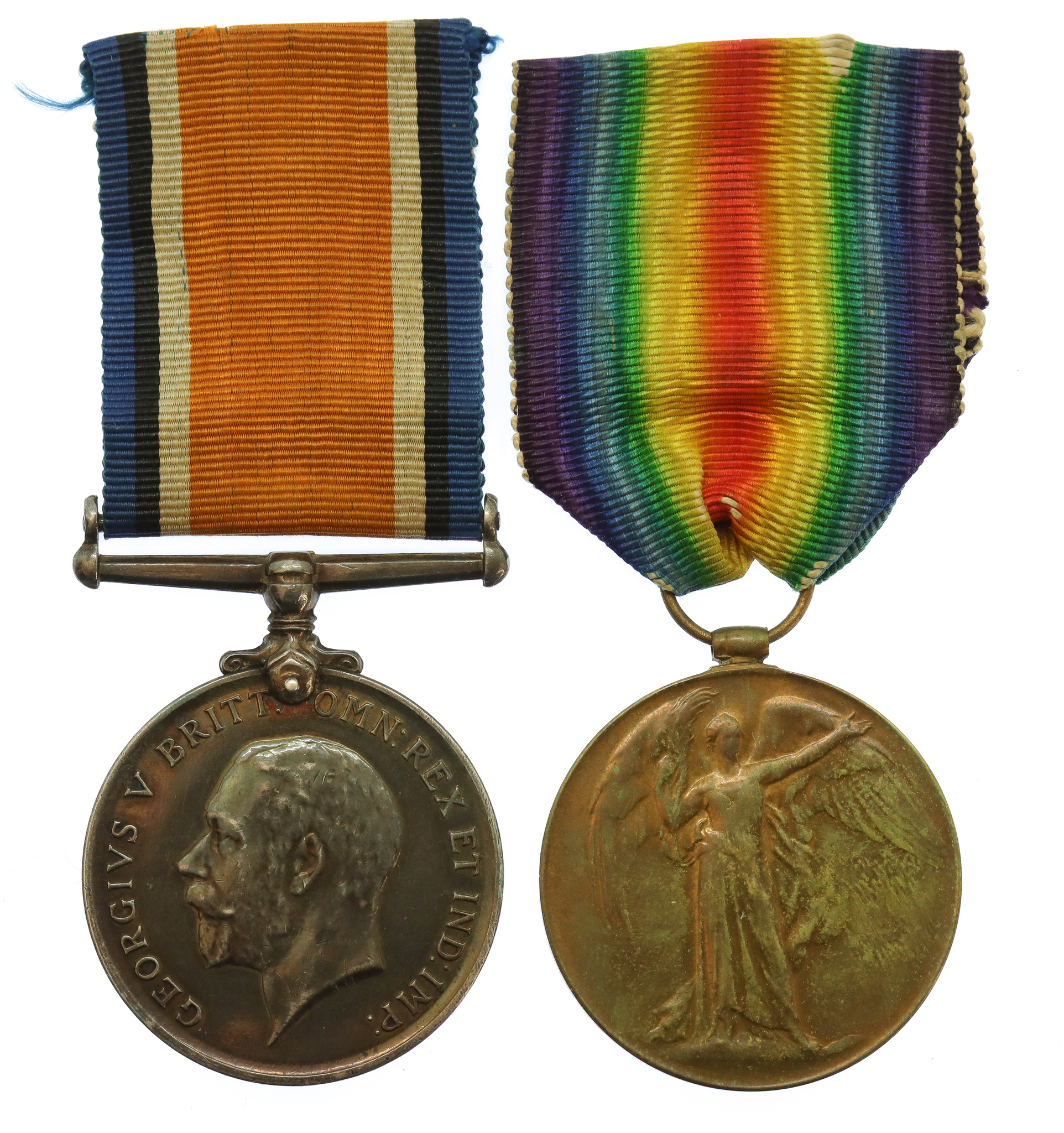 WW1 British War & Victory Medal Pair - Gnr. A.J. Stiddard, Royal Artillery