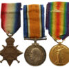 WW1 1914-15 Star Medal Trio - 2.Cpl. H.M. Sullivan, Royal Engineers