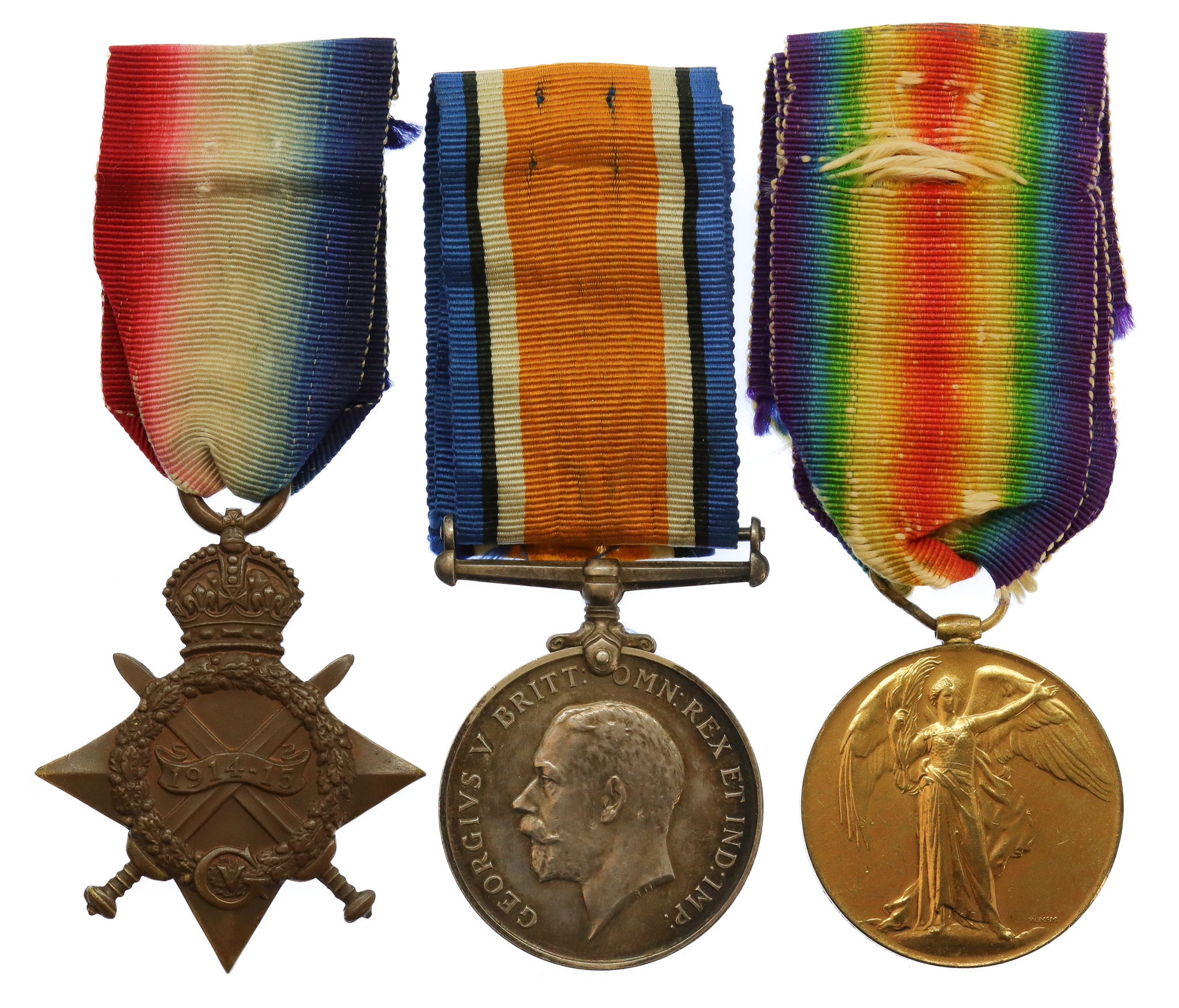 WW1 1914-15 Star Medal Trio - 2.Cpl. H.M. Sullivan, Royal Engineers