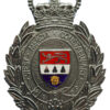 West Mercia Constabulary Enamelled Helmet Plate - Queen's Crown