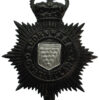 Cornwall Constabulary Night Helmet Plate - Queen's Crown