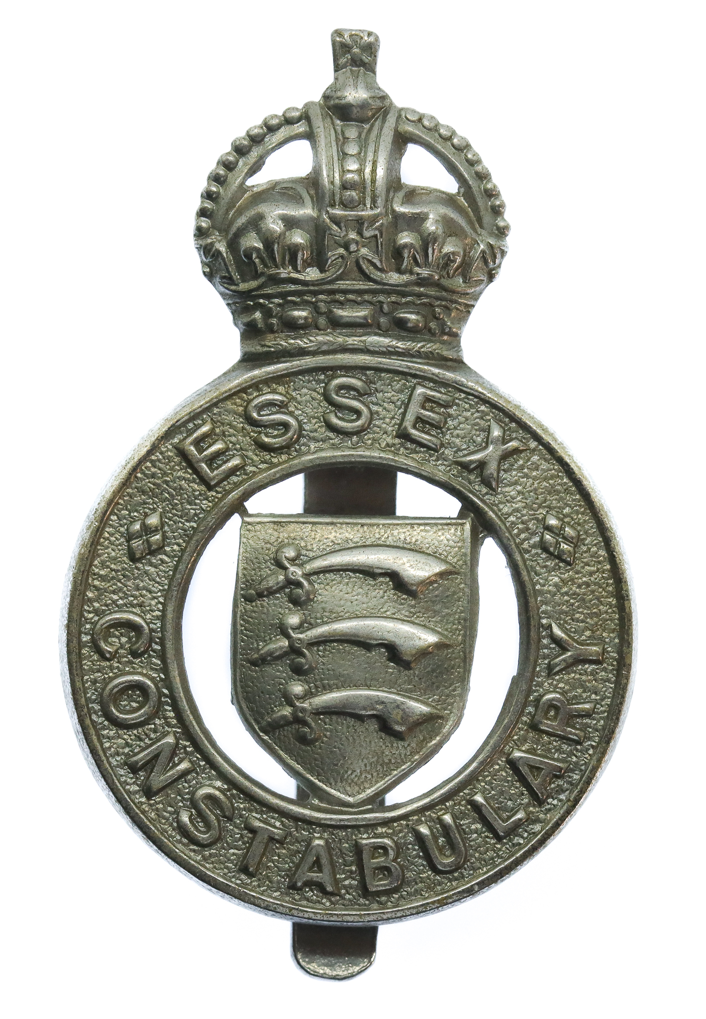 Essex Constabulary Cap Badge - King's Crown