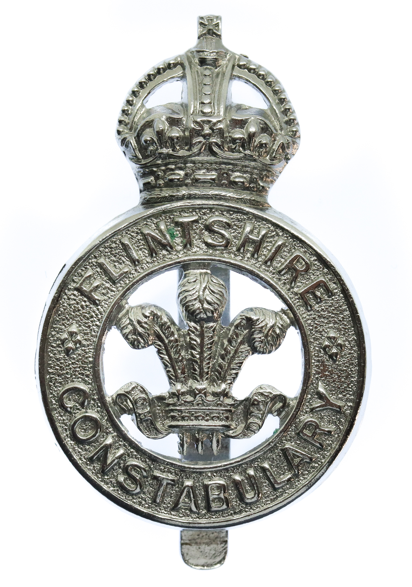Flintshire Constabulary Cap Badge - King's Crown