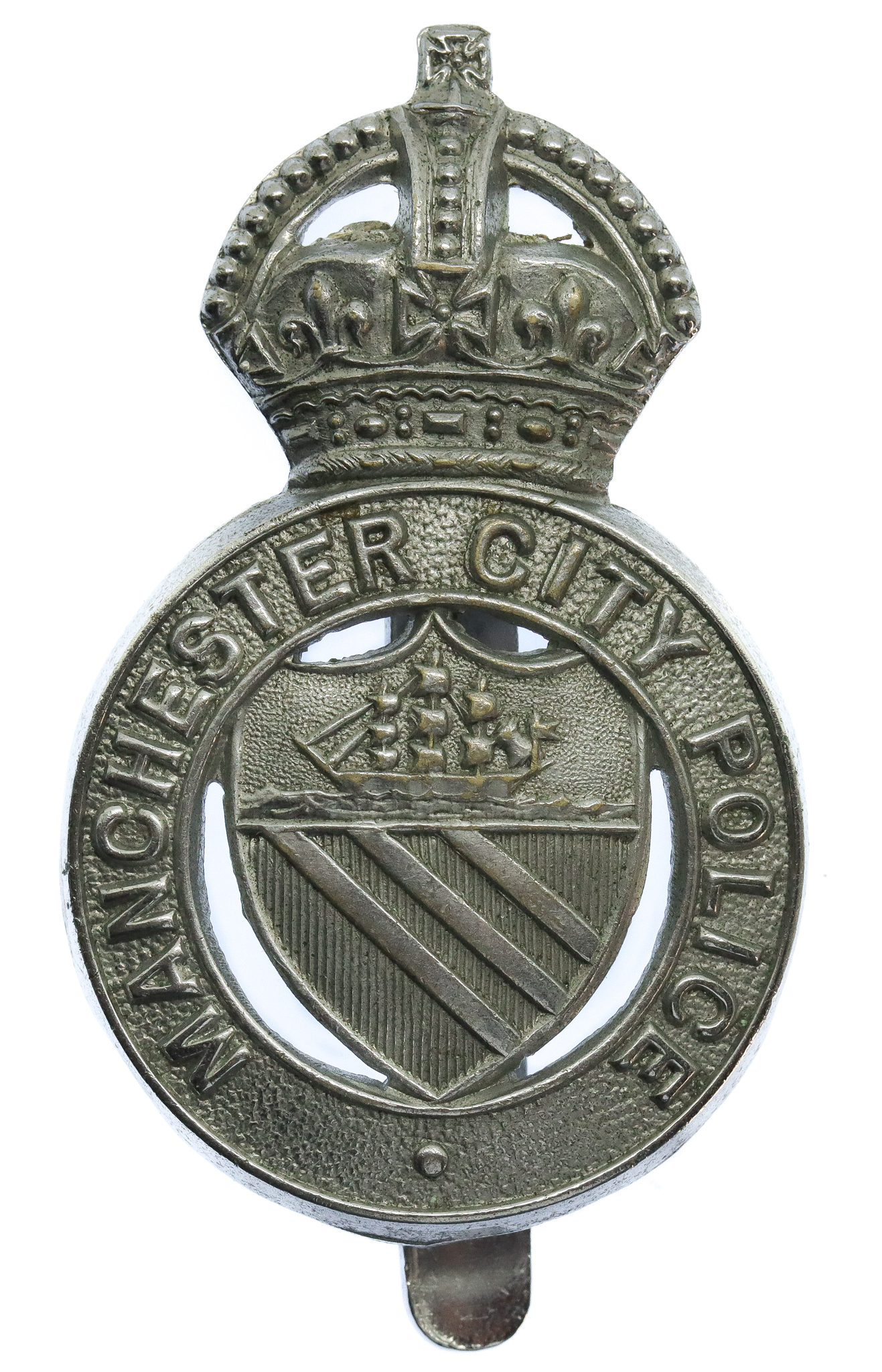 Manchester City Police Cap Badge - King's Crown