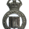 Northumberland Constabulary Cap Badge - King's Crown