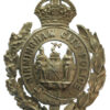 Birmingham City Police Wreath Helmet Plate - King's Crown