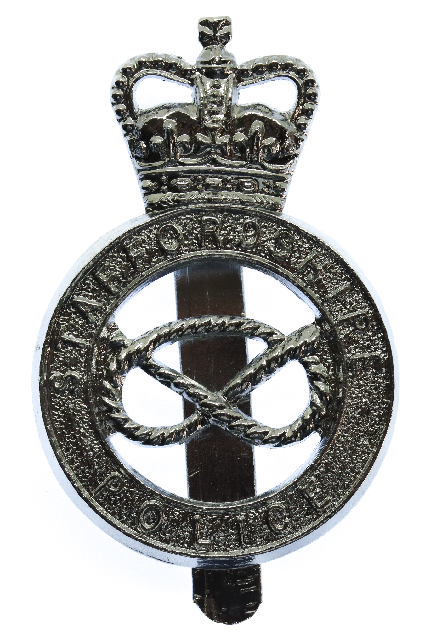 Staffordshire Police Cap Badge - Queen's Crown