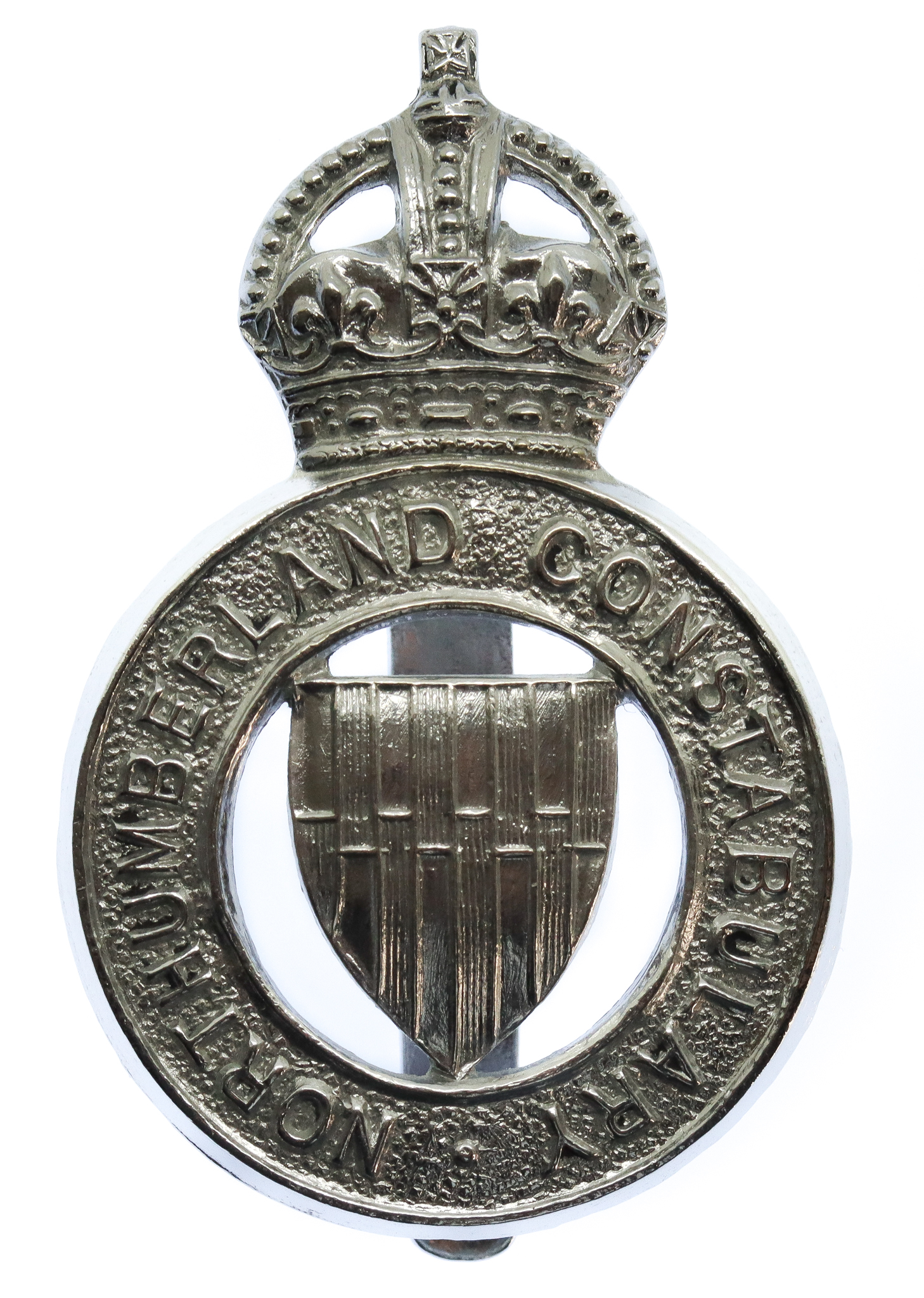 Northumberland Constabulary Cap Badge - King's Crown