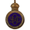 Oldham Special Constabulary Enamelled Lapel Badge - King's Crown